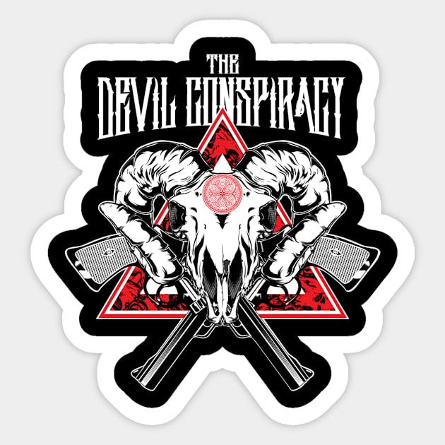 The Devil Conspiracy Sticker by ashihei_ninetyone